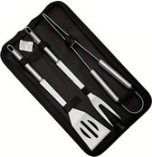 Livano Barbeque Set - Barbecueset - Barbecue - Barbecues - BBQ - Tangenset - Vleeset - Accessoires - Zomer - 4 stuks