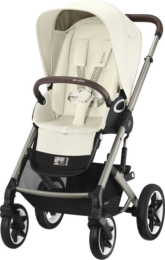 Cybex Talos S Lux Kinderwagen - Taupe Frame - Seashell Beige