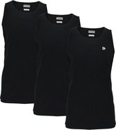 3-Pack Donnay Muscle shirt (589006) - Tanktop - Heren - Black (020) - maat 4XL