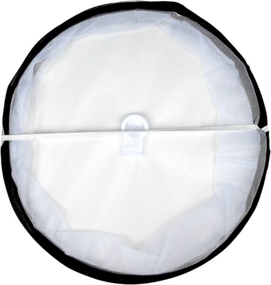 Foodcover Opvouwbaar - Rond - 37 x 15,5 cm - Anti Insecten Cover - Vliegenkap van FOO — afbeelding 3