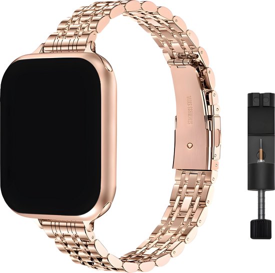 Rose Gold Apple Watch Series Bandjes Apple Watch 42/44/45/49mm