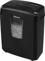 Fellowes 8C - Papierversnipperaar - inclusief olie 120ml - 8 vel - P4 - Zwart