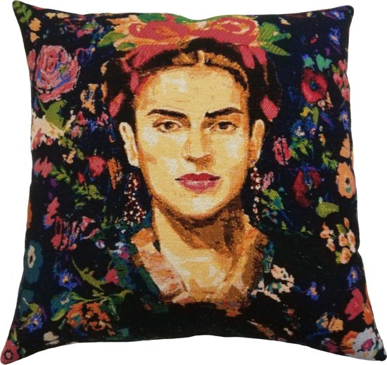 Frida Kahlo kussenhoes - Gobelin stof - 40 x 40 cm