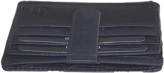 Creditcard houder Pasjeshouder met ruimte voor biljetten 2x vouwen Black 561NRBLACK Normale prijs€19,00 EUR