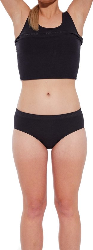 Brubeck Comfort Merino Slip Classic - Sans couture - Blend de laine mérinos - Zwart L