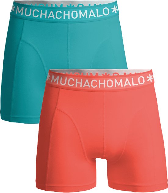 Muchachomalo Heren Boxershorts - 2 Pack - Maat M - 95% Katoen - Mannen Onderbroek