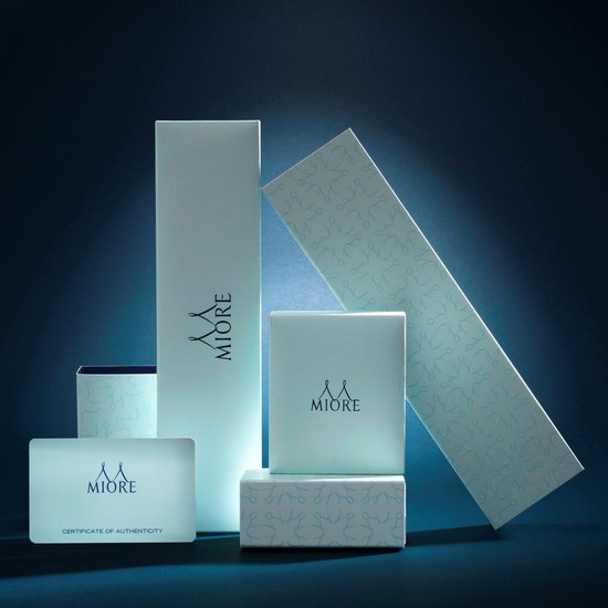 Miore® - Boucles Boucles d'oreilles Trèfle en Or Rose et Argent Ornées de Zircons - Femme - Plaqué Or 18 Goud - Rose - Argent Sterling 925 - Dual - Trèfle - Zircone Cubique - Sans Allergène - Puces - Bijoux Main de Haute Qualité