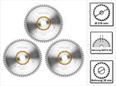 Festool set speciale cirkelzaagbladen 3x HW 216 x 30 x 2,3 mm WZ/FA60 216 mm ( 3x 500123 ) 60 tanden