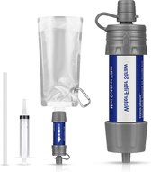 Draagbare outdoor waterfilter persoonlijke waterfilterrietje survivaluitrusting noodgevallen waterzuiveraar voor kamperen wandelen klimmen en rugzak waterfilter