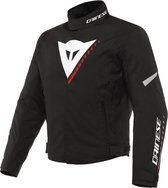 Dainese Veloce D-Dry Jacket Black White Lava Red 48 - Maat - Jas