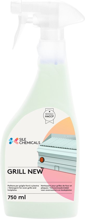 Sile Chemicals GRILL NEW - Grillreiniger - Spray - 750ml - Grill - Oven - Kookplaat - BBQ - HACCP