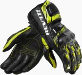 REV'IT! Quantum 2 Neon Yellow Black Motorcycle Gloves XL - Maat XL - Handschoen