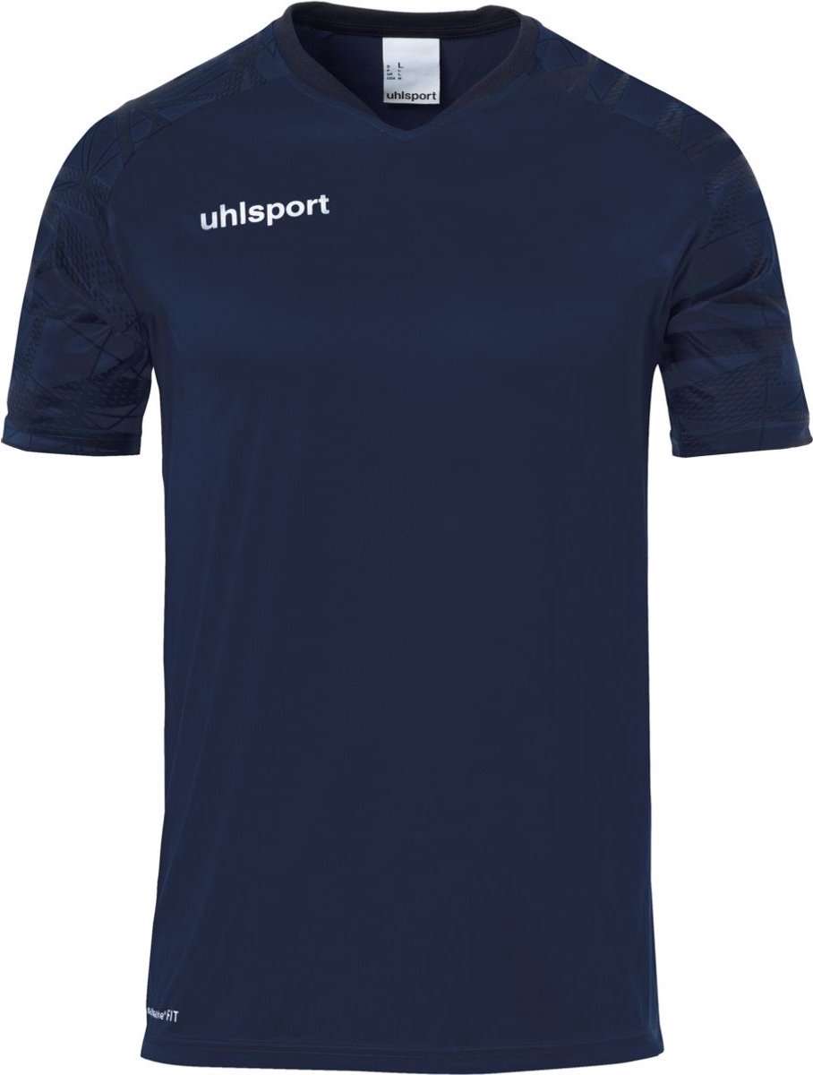 Uhlsport Goal 25 Shirt Korte Mouw Heren - Marine | Maat: L