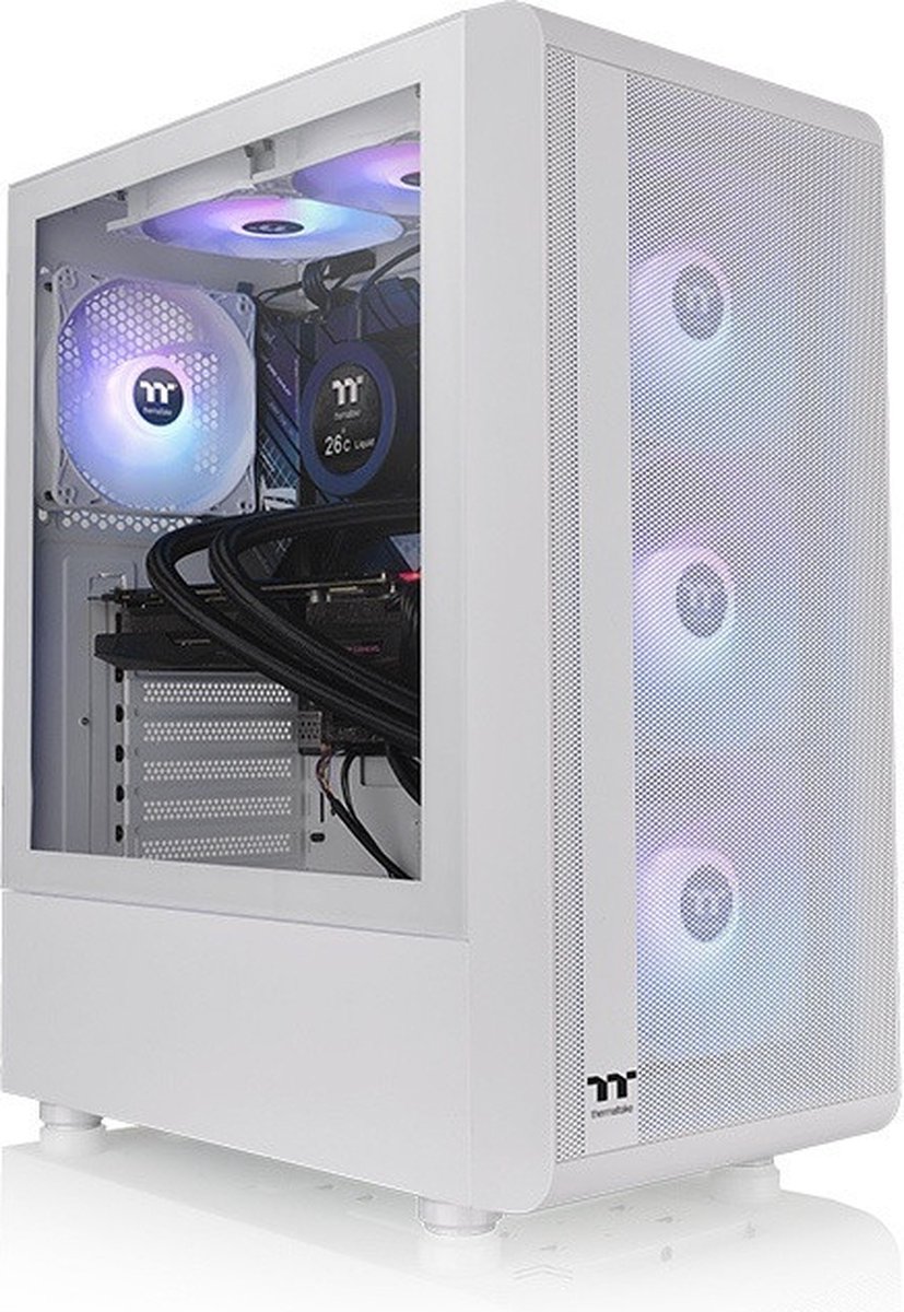 Thermaltake S200 Tg Argb Midi Tower Wit behuizing - afbeelding 5