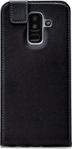 Mobilize Classic Gelly Telefoonhoesje geschikt voor Samsung Galaxy A6 Plus (2018) Hoesje Bookcase Portemonnee - Zwart