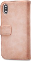 Mobilize Elite Gelly Telefoonhoesje geschikt voor Apple iPhone XS Max Hoesje Bookcase Portemonnee - Soft Pink