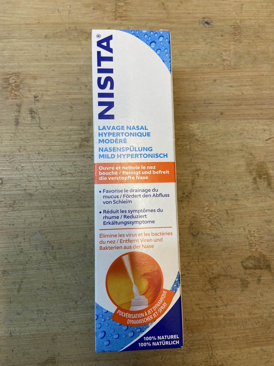 Goedkoopste Nisita Neusspoeling Mild-Hypertoon 125ML