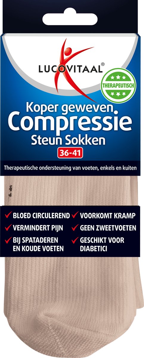 Goedkoopste Lucovitaal compres sok 36-41 1 paar