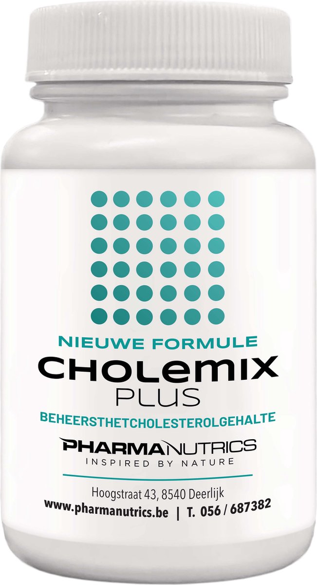 Goedkoopste CHOLEMIX BERBERINE 60 V-caps Pharmanutrics - Cholesterol - Suikerspiegel regulerend - berberine - Rodegistrijst - Groene Thee - Natuurlijk Complex