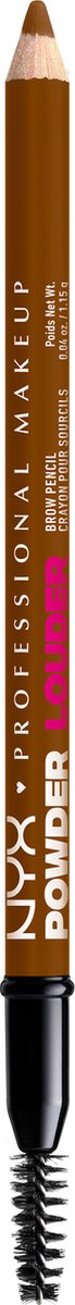 NYX Professional Makeup Powder Loud Brow Pencil, opbouwbare tinten, tot 12