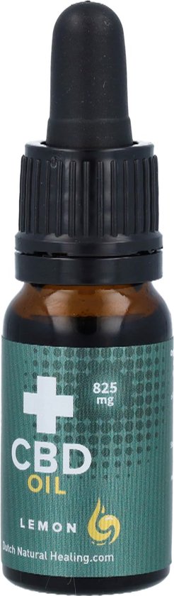 Dutch Natural Haling - CBD olie 8% 10ml - Citroen smaak - Full Spectrum - Rijkste in terpenen - Meest gevarieerde cannabinoïden - Beste Entourage Effect