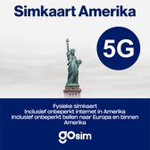 Simkaart Amerika - Onbeperkt internet & bellen naar VS+EU (15 dagen) - GoSIM