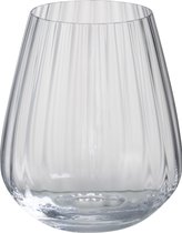 J-Line drinkglas Water Strepen - glas - 6 stuks