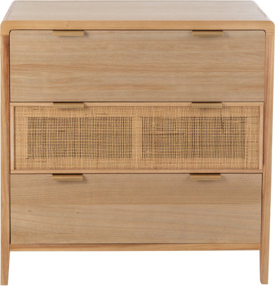 Rebecca Mobili Kommode in Weiß Braun Grau, Kleiner Schrank, mit 5 Schubladen, Paulownienholz, Retro-Stil, als Einrichtung für Schlafzimmer Flur – Maße: 84 x 37 x 27 cm (HxLxB) – Art. RE4157 Rebecca Mobili Kommode in Weiß Braun Grau, Kleiner Schrank, mit 5 Schubladen, Paulownienholz, Retro-Stil, als Einrichtung für Schlafzimmer Flur – Maße: 84 x 37 x 27 cm (HxLxB) – Art. RE4157