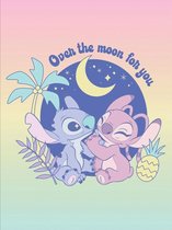 Stitch Over the Moon Art Print 30x40cm | Poster