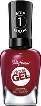 Sally Hansen Miracle Gel Nagellak - 440 Dig Fig - Rood