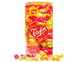 Trefin Cristal fruit - nostalgisch hard snoep - met framboos, citroen, mango en perzik smaken - 900g