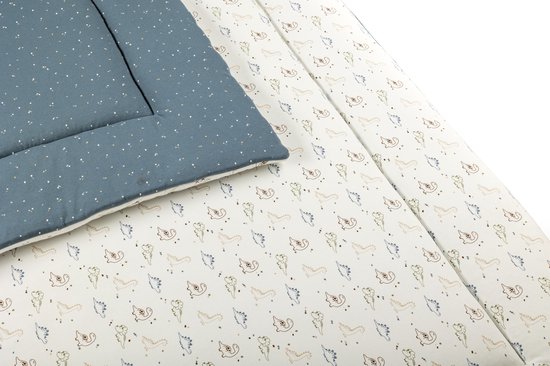 May Lovely - Speelkleed - Babykleed - Groot, heerlijk zacht en extra dik ! - Dino Dots - 150 x 120 cm van May Lovely — afbeelding 4