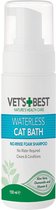 2 X Vet's Best waterless cat bath no rinse shampoo 150 ml reinigt , verzorgd en geeft glans aan de vacht . = 300 ml