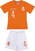 Fun2Wear - Shortama Elftal - Wit - Maat 86 - Jongens