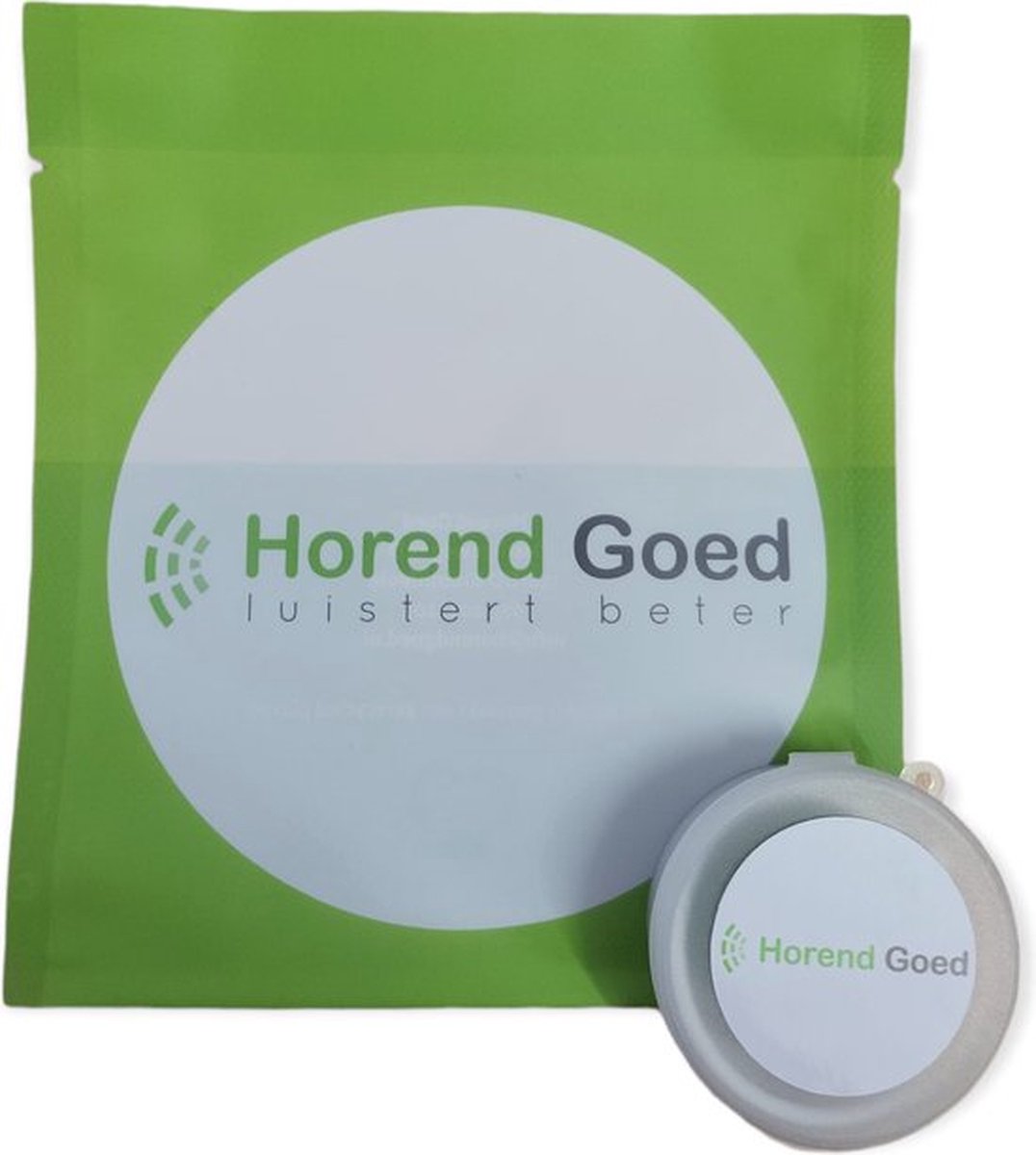Horend Goed koordje voor hoortoestel wit