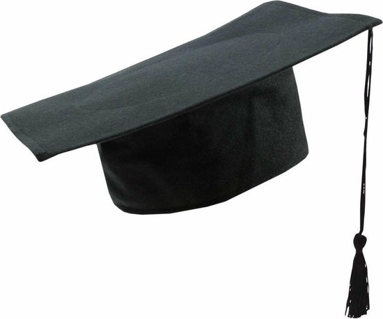 Benza Doctoraal, Afstudeerhoed - Zwart