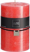 J-Line cilinderkaars - rood - XL - 110U - 6 stuks