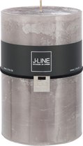 J-Line cilinderkaars - lavendel - small - 18u - 6 stuks