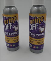 2 X Urine off honden en puppy's 118 ml verwijderd vlekken en geuren , safe arround people and pets , Bio-enzymatic formule duurzaam