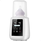 BABY AYA - Flessenwarmer - 2024 - Babyflessen - Babyvoeding - LED-display - Snelle Opwarming - Ontdooien - Steriliseren - Wit/Zwart - Handleiding