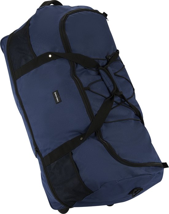 New Rebels Nevada Newark Nacht Blauw 110L Rollable Trolley Weekendtas Waterafstotend