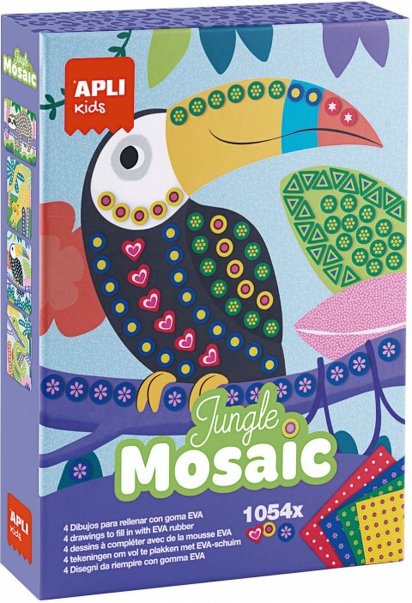 Apli Eva Foam Mozaiek Set Jungle