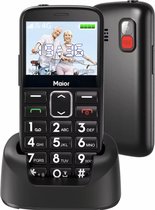 Maior Senioren Mobiele Telefoon 4G met Camera, SOS Functie, Grote Knoppen & Oplaadstation - Simlockvrije GSM Ideaal voor Senioren