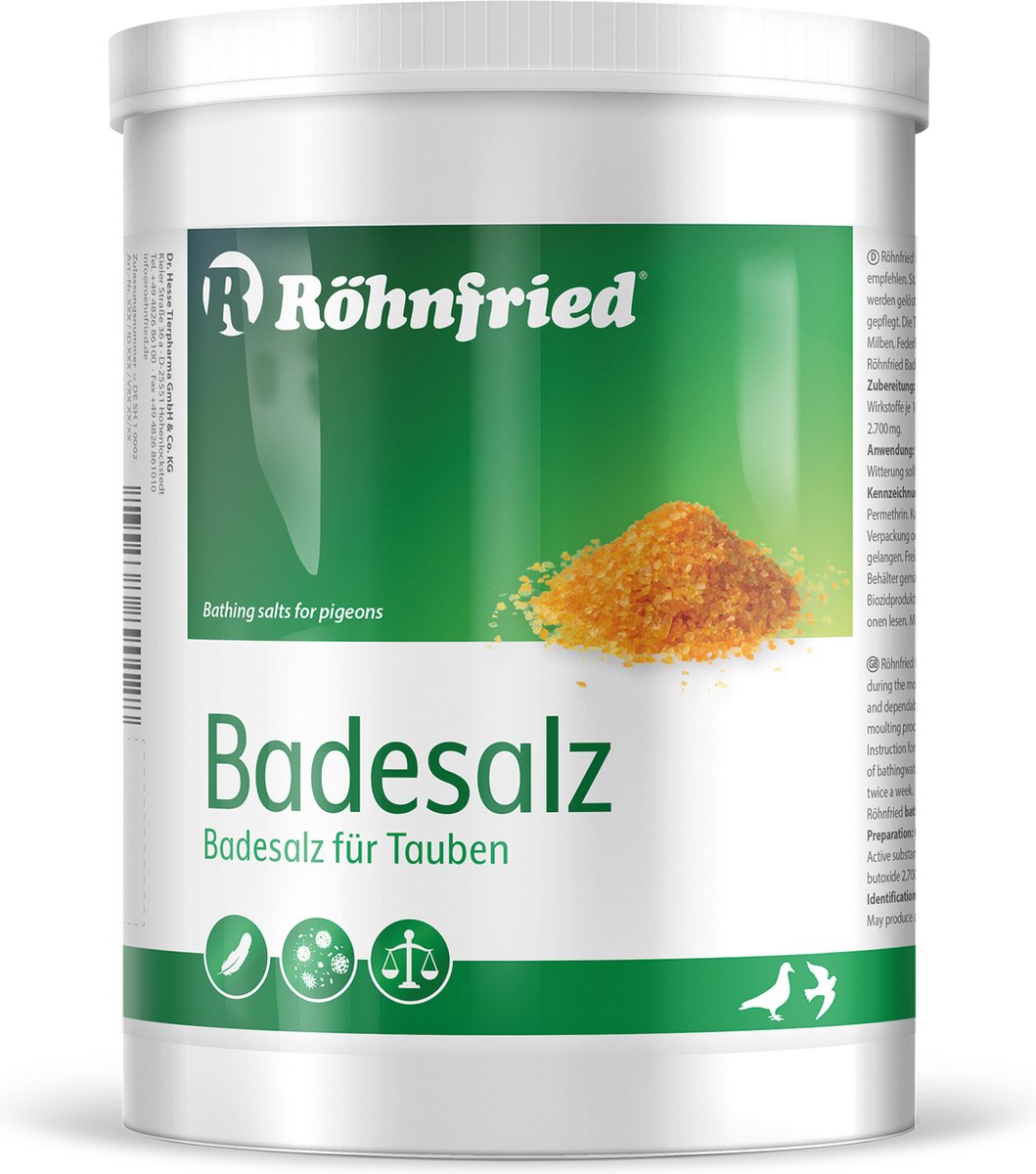 Rohnfried Badzout met insecticide 1kg - voor postduiven