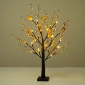 Kunstmatige goude fruitboom Lamp -kerstdecoratie - leuk voor met kerstmis - voor woonkamer en slaapkamer-LED lamp-Werkt Op Batterijen