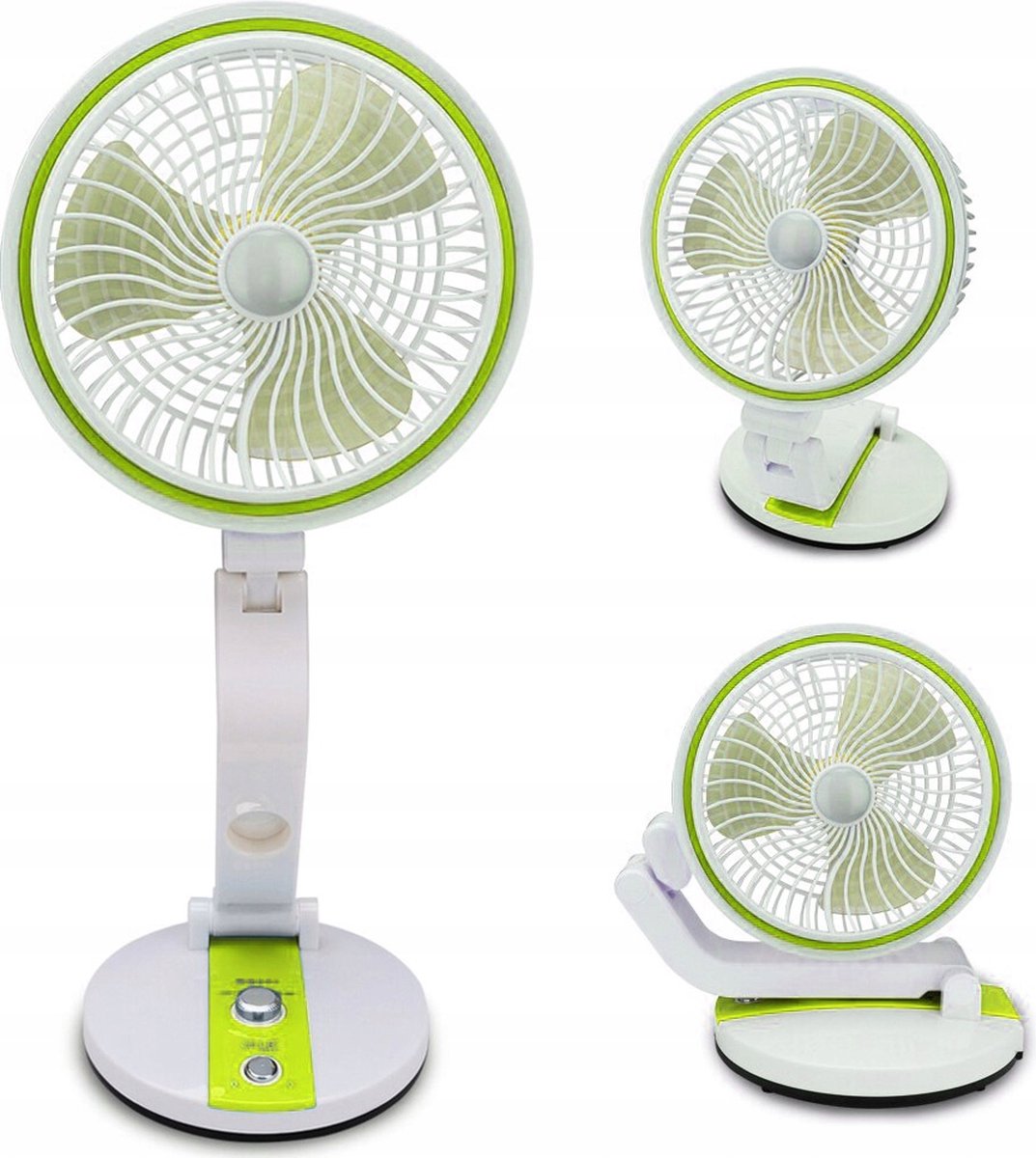 Verk Group Ventilator Met Led Lamp Opvouwbaar Model