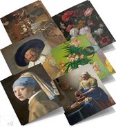 Set de Cartes de vœux Dutch masters - 12 cartes doubles avec enveloppes - sans message