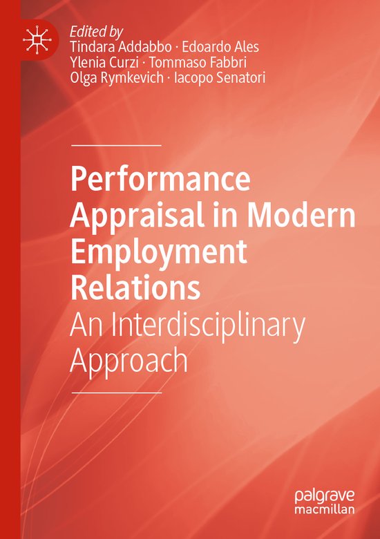 Performance Appraisal in Modern Employment Relations - cover