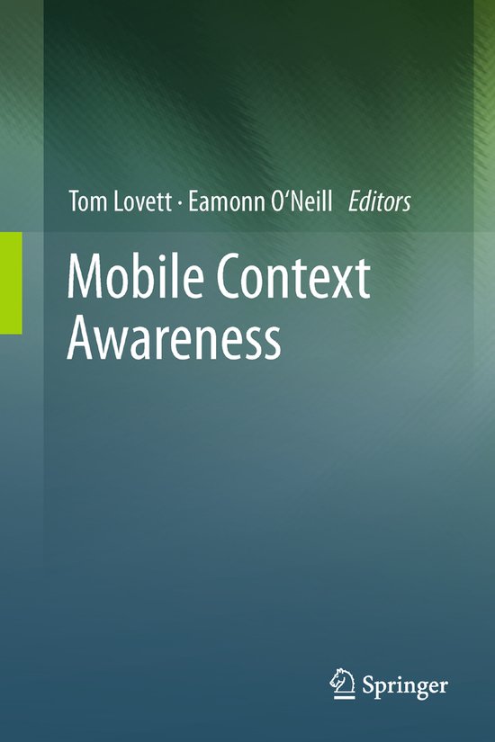 Mobile Context Awareness - cover