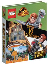LEGO® Minifigure Activity- LEGO® Jurassic World™: Owen vs Delacourt (Includes Owen and Delacourt LEGO® minifigures, pop-up play scenes and 2 books)